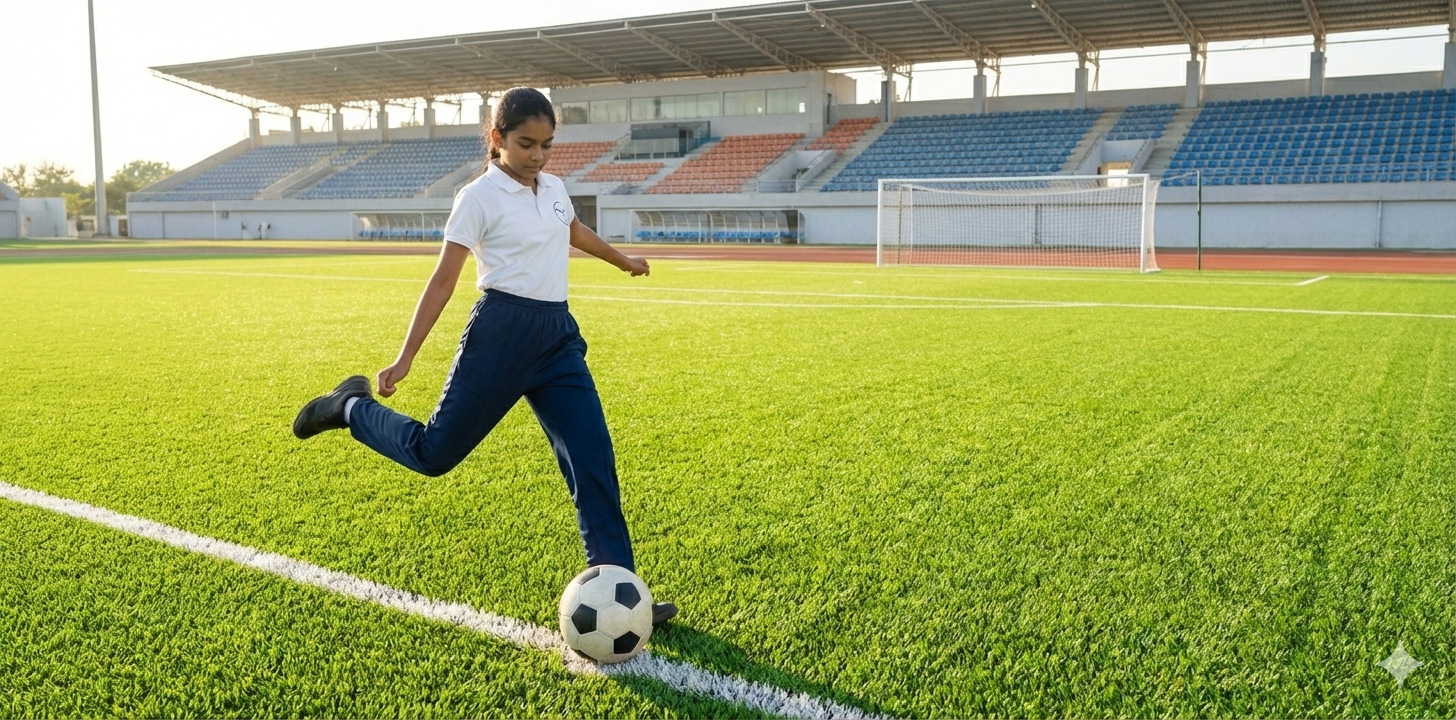Football field at Vedanya
