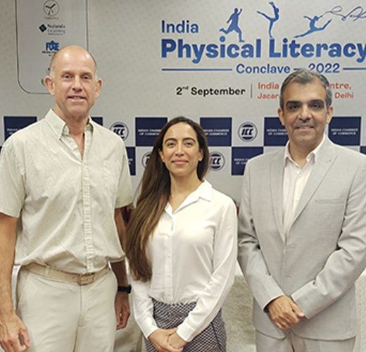 Vedanya hosts Nigel Green for the India Physical Literacy Conclave