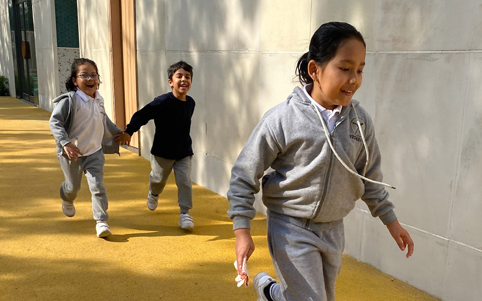 Students engaged in joyful learning at Vedanya